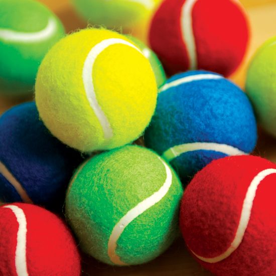 Tennis balls for players